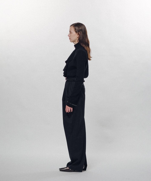 KEISUKEYOSHIDA（ケイスケヨシダ）の「Barrel-Shaped Pencil Skirt（スカート・レディース・ブラック/ベージュ・S/M）」の15枚目の写真