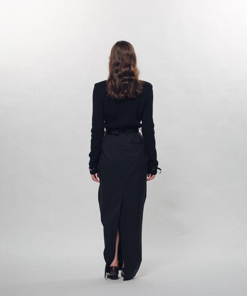 KEISUKEYOSHIDA（ケイスケヨシダ）の「Barrel-Shaped Pencil Skirt（スカート・レディース・ブラック/ベージュ・S/M）」の16枚目の写真