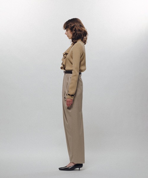 KEISUKEYOSHIDA（ケイスケヨシダ）の「Barrel-Shaped Pencil Skirt（スカート・レディース・ブラック/ベージュ・S/M）」の13枚目の写真