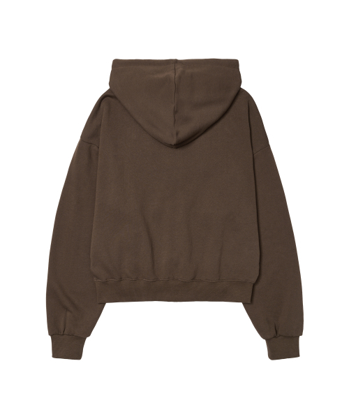 AMESWORLDWIDE(アメスワールドワイド)の「STANDARD LOGO HOODIE ZIP-UP BROWN(パーカー・レディース・その他・SMALL/MEDIUM)」の15枚目の写真