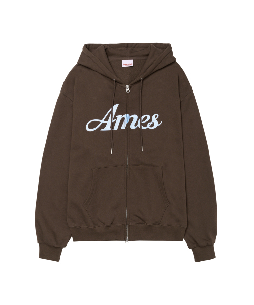 AMESWORLDWIDE(アメスワールドワイド)の「STANDARD LOGO HOODIE ZIP-UP BROWN(パーカー・レディース・その他・SMALL/MEDIUM)」の16枚目の写真
