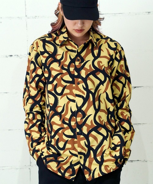 COOKMAN(クックマン)の「Cookman クックマン ワークシャツ Work Shirts Long Sleeve(シャツ/ブラウス・メンズ・ライトブルー/ベージュ/ブラック・MEDIUM/LARGE)」の3枚目の写真