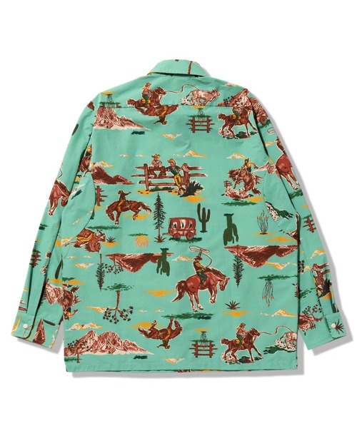 COOKMAN(クックマン)の「Cookman クックマン ワークシャツ Work Shirts Long Sleeve(シャツ/ブラウス・メンズ・ライトブルー/ベージュ/ブラック・MEDIUM/LARGE)」の5枚目の写真