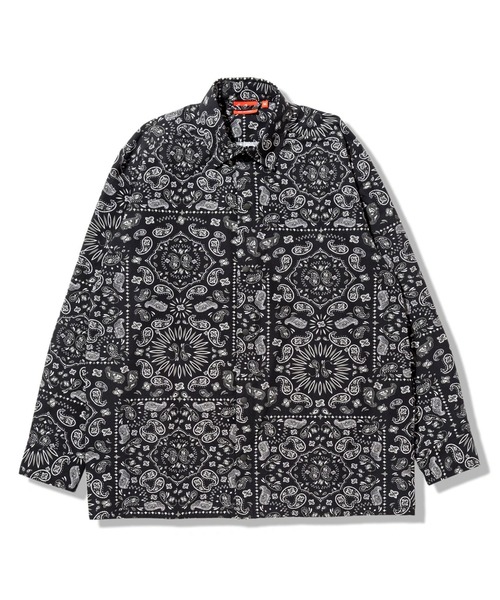 COOKMAN(クックマン)の「Cookman クックマン ワークシャツ Work Shirts Long Sleeve(シャツ/ブラウス・メンズ・ライトブルー/ベージュ/ブラック・MEDIUM/LARGE)」の10枚目の写真