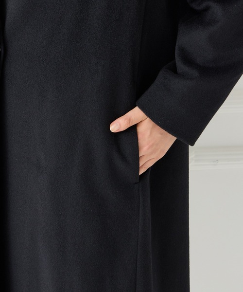 AIMER(エメ)の「ノーカラーフォーマルコート(ノーカラーコート・レディース・ブラック・SMALL/MEDIUM/LARGE/X-LARGE)」の12枚目の写真