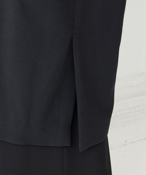 AIMER(エメ)の「ノーカラーフォーマルコート(ノーカラーコート・レディース・ブラック・SMALL/MEDIUM/LARGE/X-LARGE)」の13枚目の写真