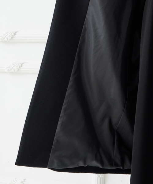 AIMER(エメ)の「ノーカラーフォーマルコート(ノーカラーコート・レディース・ブラック・SMALL/MEDIUM/LARGE/X-LARGE)」の16枚目の写真