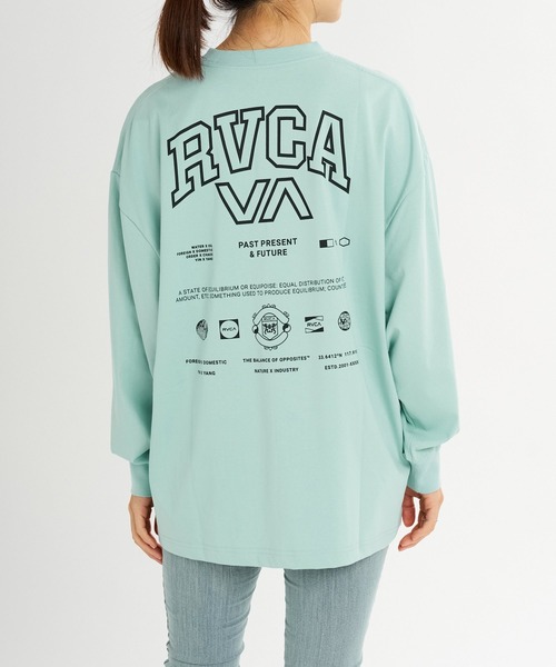 RVCA（ルーカ）の「RVCA ウィメンズ ALLARCH LS TEE ロンT 【2026年秋冬モデル】/ルーカストレッチドライUVカットバックプリント長袖ロンT（Tシャツ/カットソー・レディース・イエロー系その他/ブラック系その他2/ブラック系その他3/ホワイト/ブラック・SMALL/MEDIUM/LARGE）」の3枚目の写真