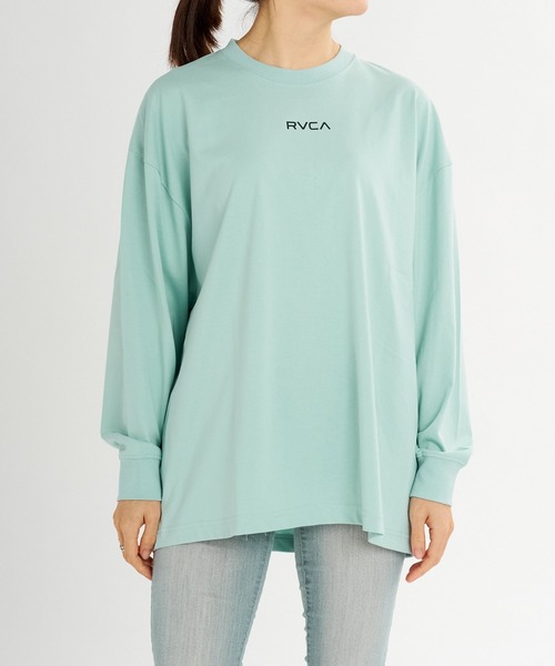 RVCA（ルーカ）の「RVCA ウィメンズ ALLARCH LS TEE ロンT 【2026年秋冬モデル】/ルーカストレッチドライUVカットバックプリント長袖ロンT（Tシャツ/カットソー・レディース・イエロー系その他/ブラック系その他2/ブラック系その他3/ホワイト/ブラック・SMALL/MEDIUM/LARGE）」の13枚目の写真