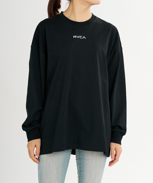 RVCA（ルーカ）の「RVCA ウィメンズ ALLARCH LS TEE ロンT 【2026年秋冬モデル】/ルーカストレッチドライUVカットバックプリント長袖ロンT（Tシャツ/カットソー・レディース・イエロー系その他/ブラック系その他2/ブラック系その他3/ホワイト/ブラック・SMALL/MEDIUM/LARGE）」の12枚目の写真