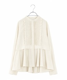 Marilyn Moon（マリリンムーン）の「tuck frill flare shirt（シャツ/ブラウス）」