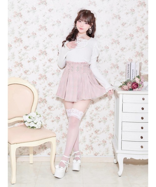 NOEMIE（ノエミー）の「バックレースアップフレアスリーブカットソー（Tシャツ/カットソー・レディース・サックスブルー/オフホワイト/ピンク系その他/ピンク/ブラック・M）」の20枚目の写真
