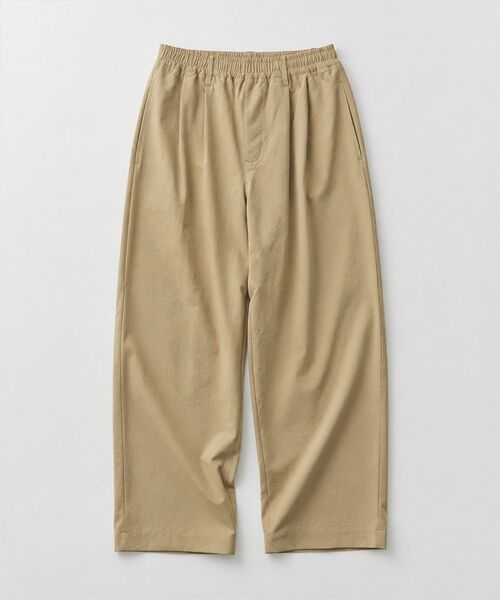 CRAFT STANDARD BOUTIQUE(クラフトスタンダードブティック)の「Towncraft Prepタックパンツ(チノパンツ・メンズ・ベージュ/ブラック・M/L)」の2枚目の写真