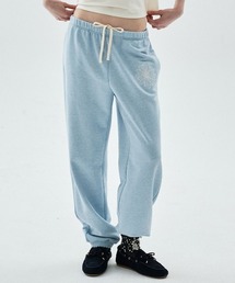 SLIM JOGGER PANTS FLOWER LOGO / スリム ジョガー パンツ フラワー ロゴ