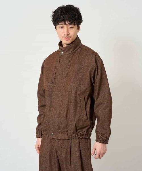 a.v.v(アーヴェヴェ)の「【洗濯機で洗える】12OZデニムジャケット(ブルゾン・メンズ・ブラック/ブラウン・46)」の16枚目の写真