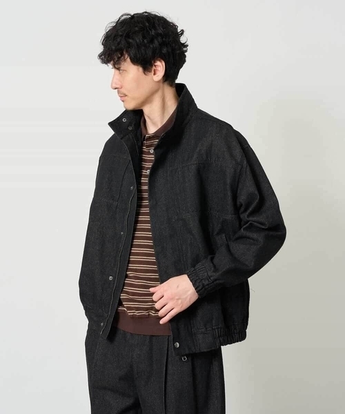 a.v.v(アーヴェヴェ)の「【洗濯機で洗える】12OZデニムジャケット(ブルゾン・メンズ・ブラック/ブラウン・46)」の20枚目の写真