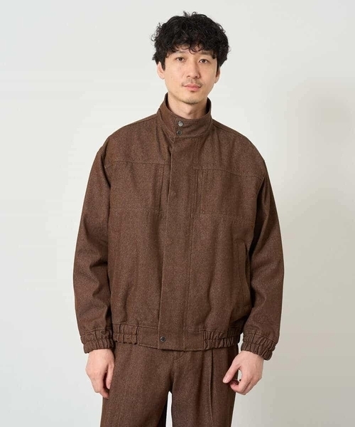 a.v.v(アーヴェヴェ)の「【洗濯機で洗える】12OZデニムジャケット(ブルゾン・メンズ・ブラック/ブラウン・46)」の21枚目の写真