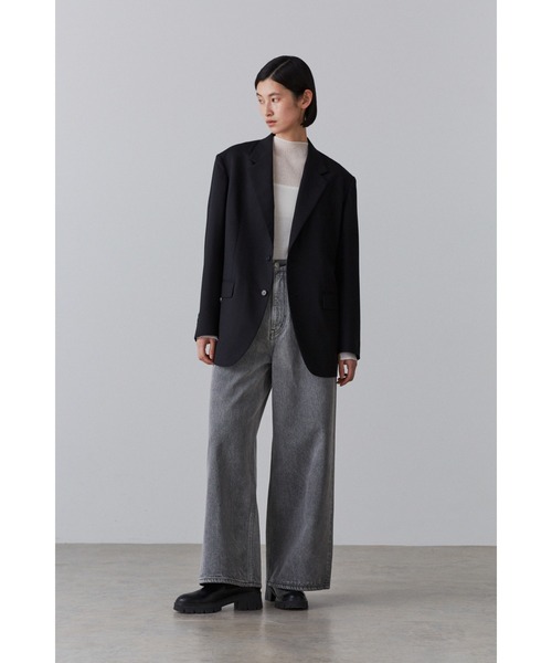 YLEVE(イレーヴ)の「YLEVE / 13.5oz DENIM HIGH WAIST WIDE FADE(デニムパンツ・レディース・ブルー/ブラック・2/0/1)」の16枚目の写真
