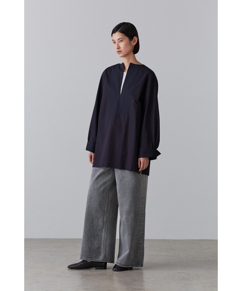 YLEVE(イレーヴ)の「YLEVE / 13.5oz DENIM HIGH WAIST WIDE FADE(デニムパンツ・レディース・ブルー/ブラック・2/0/1)」の17枚目の写真