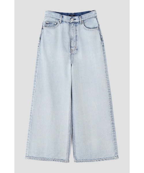 YLEVE(イレーヴ)の「YLEVE / 13.5oz DENIM HIGH WAIST WIDE FADE(デニムパンツ・レディース・ブルー/ブラック・2/0/1)」の8枚目の写真