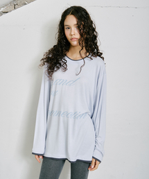 GIMOR（ギマー）の「Double Layered Long Sleeve Tee Sky Blue（Tシャツ/カットソー）」
