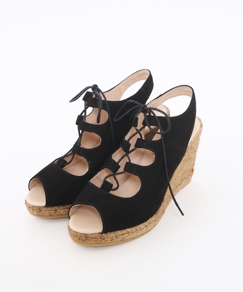 GAIMO（ガイモ）の「GAIMOGOSSIP（サンダル・レディース・ブラック/ホワイト/キャメル・37/38/36）」の2枚目の写真