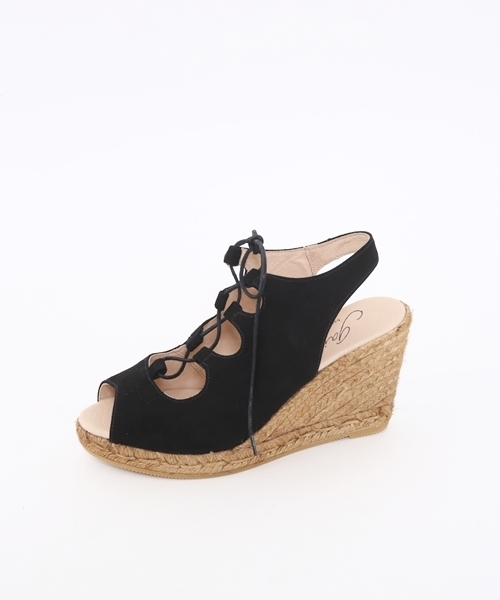 GAIMO（ガイモ）の「GAIMOGOSSIP（サンダル・レディース・ブラック/ホワイト/キャメル・37/38/36）」の5枚目の写真