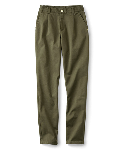 Live in comfort（リブインコンフォート）の「【股下丈が選べる】リブ　イン　コンフォート　美脚キャロットラインのストレッチカラーパンツ　　　（その他パンツ・レディース・カーキ/イエロー/ピンク/ホワイト/キャメル/ブラック/ネイビー/ベージュ/チェック/ホワイト系その他/ブラック系その他・8/4/3/9/10/1/11/6/13/7/12/2/5）」の19枚目の写真