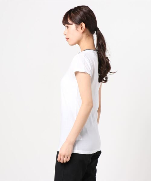 tシャツ 「V::ROOM 」ブイ ルーム/ tencel stretch S/S crew レディース セール】【V::ROOM 】ブイ ルーム/ tencel stretch S/S crew（T