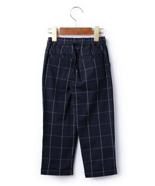 green label relaxing（グリーンレーベルリラクシング）の「チェック パンツ 9L◆（その他パンツ・キッズ・グレー/ネイビー・M/115/L/125/S/105/95）」の15枚目の写真