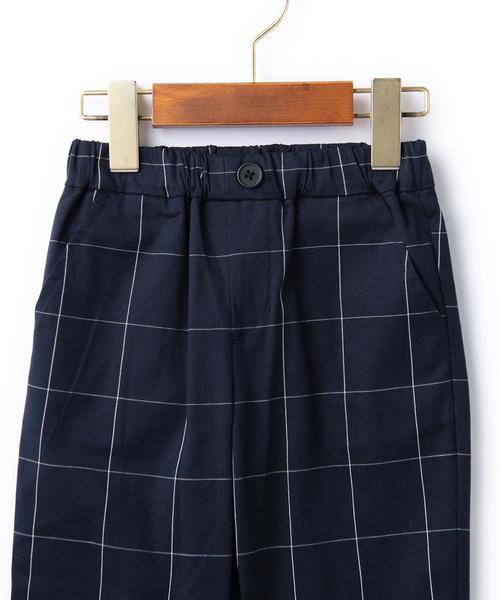 green label relaxing（グリーンレーベルリラクシング）の「チェック パンツ 9L◆（その他パンツ・キッズ・グレー/ネイビー・M/115/L/125/S/105/95）」の16枚目の写真