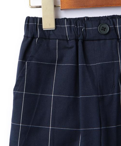 green label relaxing（グリーンレーベルリラクシング）の「チェック パンツ 9L◆（その他パンツ・キッズ・グレー/ネイビー・M/115/L/125/S/105/95）」の18枚目の写真