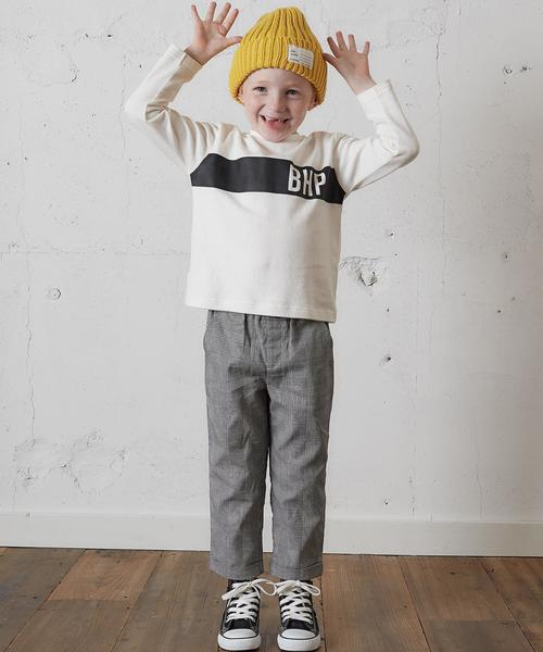 green label relaxing（グリーンレーベルリラクシング）の「チェック パンツ 9L◆（その他パンツ・キッズ・グレー/ネイビー・M/115/L/125/S/105/95）」の3枚目の写真