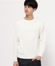 SEVENDAYS=SUNDAY | ・カシミヤタッチ 長袖ケーブルプルオーバー(ニット/セーター)