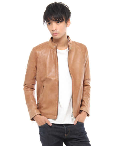 BEAUTY&YOUTH UNITED ARROWS(ビューティーアンドユースユナイテッドアローズ)の「BY ○ⅡLAMB F/ZIP RIDERS §(ライダースジャケット・メンズ・ブラック/ブラウン/その他1・SMALL/MEDIUM/LARGE)」の3枚目の写真