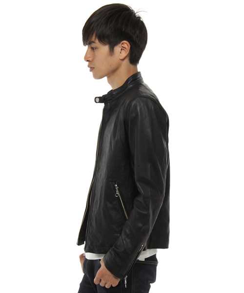 BEAUTY&YOUTH UNITED ARROWS(ビューティーアンドユースユナイテッドアローズ)の「BY ○ⅡLAMB F/ZIP RIDERS §(ライダースジャケット・メンズ・ブラック/ブラウン/その他1・SMALL/MEDIUM/LARGE)」の11枚目の写真