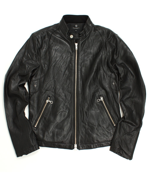 BEAUTY&YOUTH UNITED ARROWS(ビューティーアンドユースユナイテッドアローズ)の「BY ○ⅡLAMB F/ZIP RIDERS §(ライダースジャケット・メンズ・ブラック/ブラウン/その他1・SMALL/MEDIUM/LARGE)」の8枚目の写真