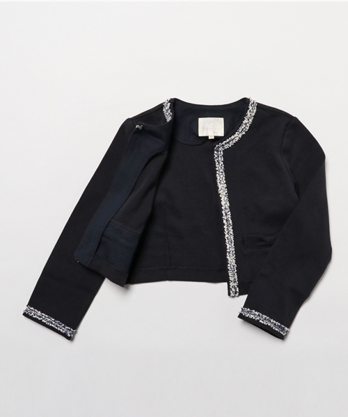 KP（ケーピー）の「ジャケット＆スカートセット（スーツスカート・キッズ・ブルー系その他/オフホワイト・130cm/120cm）」の8枚目の写真