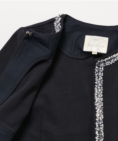 KP（ケーピー）の「ジャケット＆スカートセット（スーツスカート・キッズ・ブルー系その他/オフホワイト・130cm/120cm）」の9枚目の写真