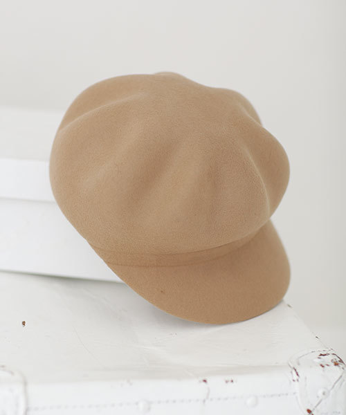 NANO universe（ナノユニバース）の「ポコポコウールキャスケット（キャスケット・レディース・ベージュ/ネイビー/ボルドー/グレー/ブラック・FREE）」の4枚目の写真