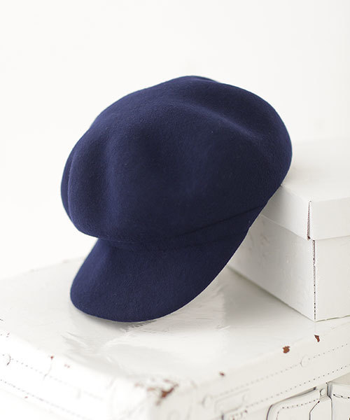 NANO universe（ナノユニバース）の「ポコポコウールキャスケット（キャスケット・レディース・ベージュ/ネイビー/ボルドー/グレー/ブラック・FREE）」の5枚目の写真