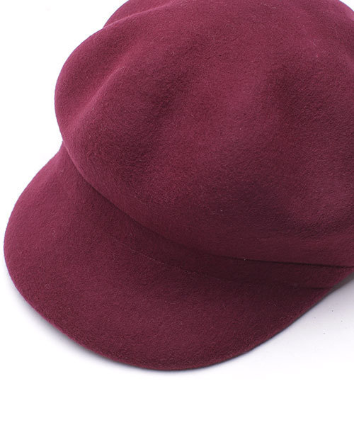 NANO universe（ナノユニバース）の「ポコポコウールキャスケット（キャスケット・レディース・ベージュ/ネイビー/ボルドー/グレー/ブラック・FREE）」の9枚目の写真