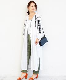 BEAUTY&YOUTH UNITED ARROWS | 【別注】＜ne Quittez pas＞∴エンブロイダリードレス/刺繍(ワンピース)
