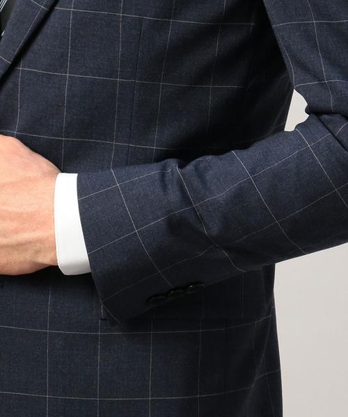 green label relaxing（グリーンレーベルリラクシング）の「【WORK TRIP OUTFITS】TW WP SLIM NT HP- ジャケット ◆（セットアップ・メンズ・ネイビー/ライトグレー・44/50/48/46/42/40）」の11枚目の写真