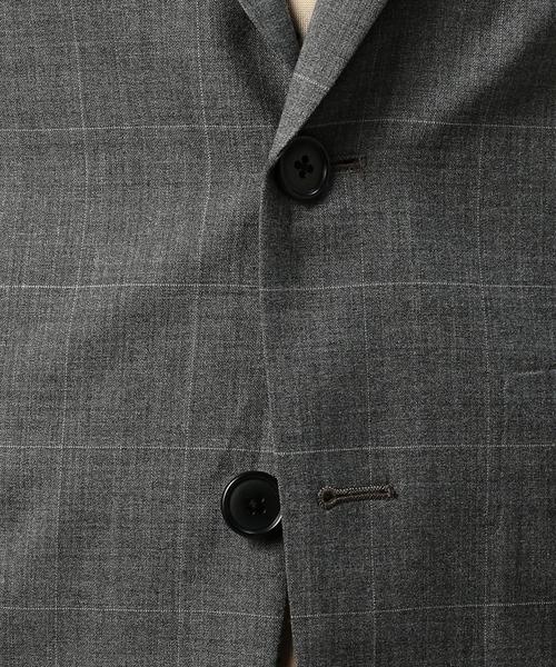 green label relaxing（グリーンレーベルリラクシング）の「【WORK TRIP OUTFITS】TW WP SLIM NT HP- ジャケット ◆（セットアップ・メンズ・ネイビー/ライトグレー・44/50/48/46/42/40）」の9枚目の写真