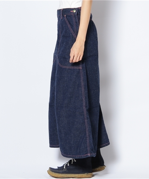 BEAMS BOY（ビームスボーイ）の「BEAMS BOY / デニム ランチスカート（スカート・レディース・ネイビー・0/1/2）」の2枚目の写真