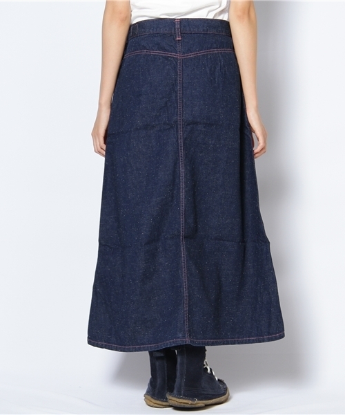 BEAMS BOY（ビームスボーイ）の「BEAMS BOY / デニム ランチスカート（スカート・レディース・ネイビー・0/1/2）」の3枚目の写真