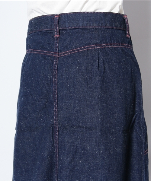 BEAMS BOY（ビームスボーイ）の「BEAMS BOY / デニム ランチスカート（スカート・レディース・ネイビー・0/1/2）」の5枚目の写真