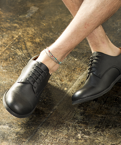 GRAND GLOBAL（グランドグローバル）の「GRAND GLOBAL / 2WAYプレーンシューズ（ドレスシューズ・メンズ・ブラック/オフホワイト・38/40）」の13枚目の写真