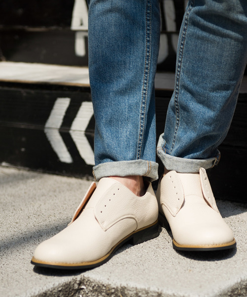 GRAND GLOBAL（グランドグローバル）の「GRAND GLOBAL / 2WAYプレーンシューズ（ドレスシューズ・メンズ・ブラック/オフホワイト・38/40）」の15枚目の写真